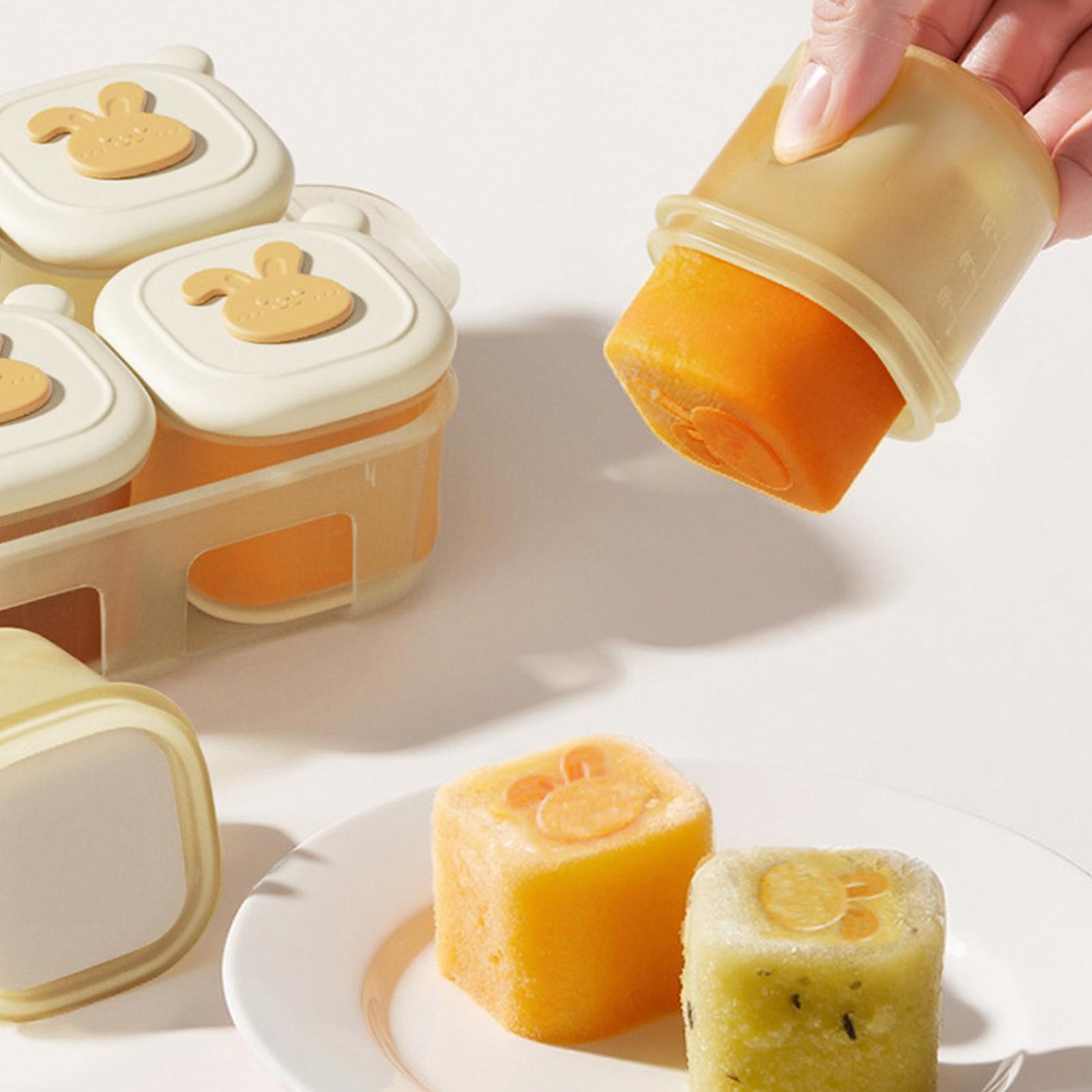 Food Storage Yogurt - Cube Food Freezer Tray Kids Yogurt