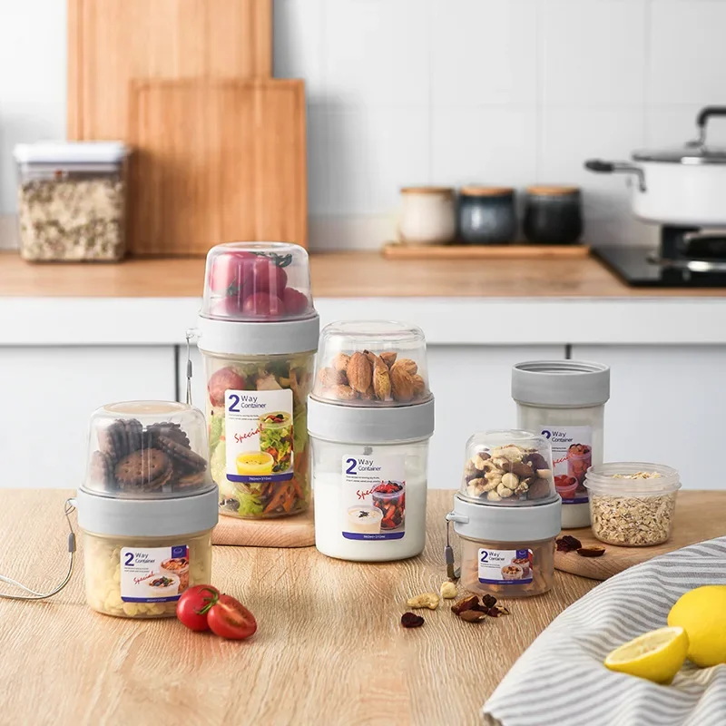 Food Storage Yogurt - Breakfast Oatmeal Cereal Nut Yogurt Salad