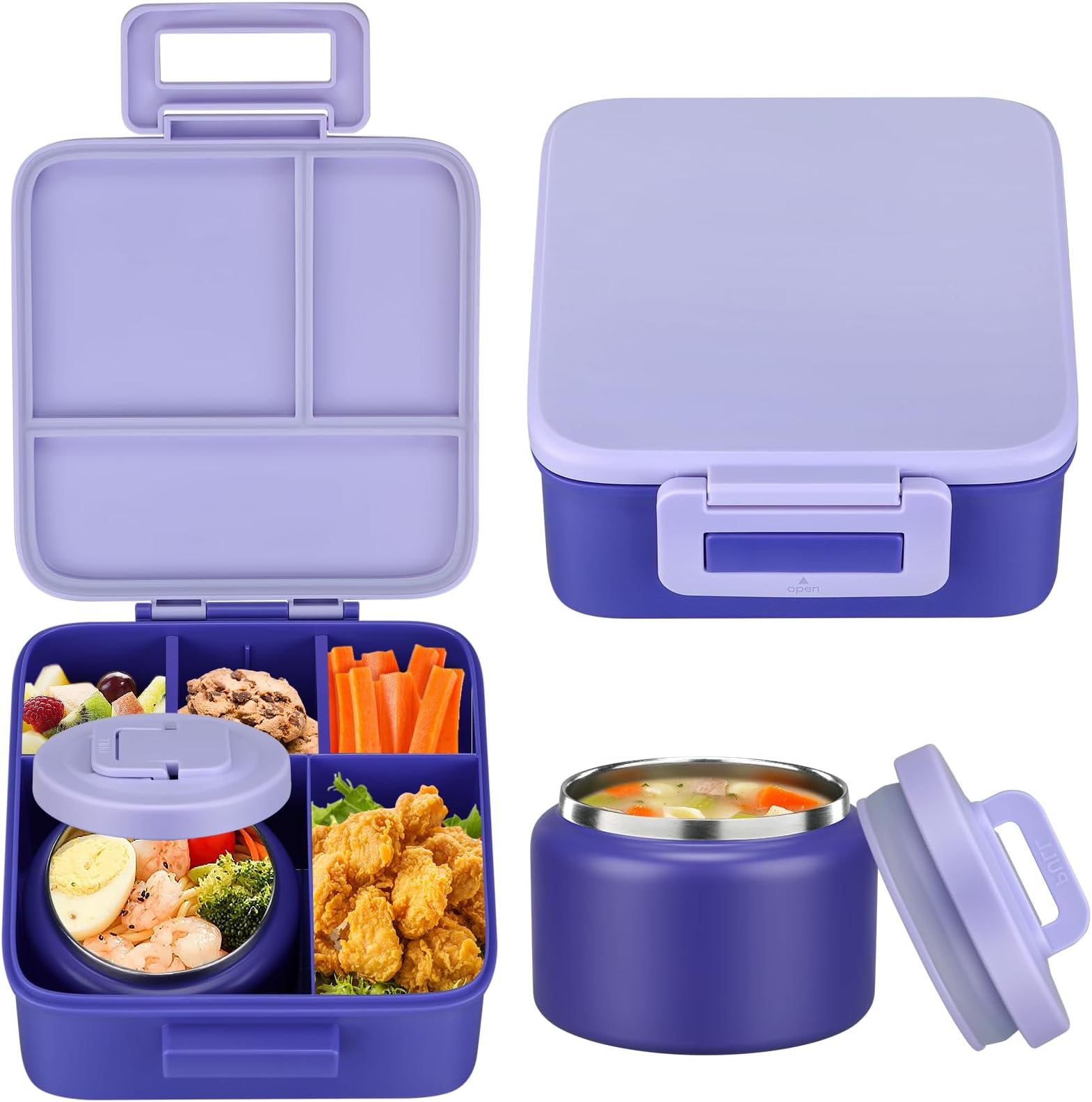 Food Storage Microwave Safe - 1 Set Bento Lunch Box for