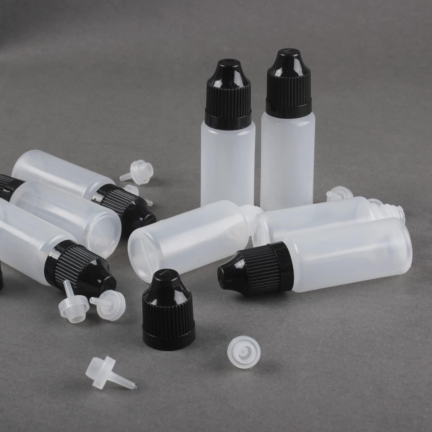 Condiment Squeeze Bottle - 10Pcs LDPE 15ml Thin Tip Dropper