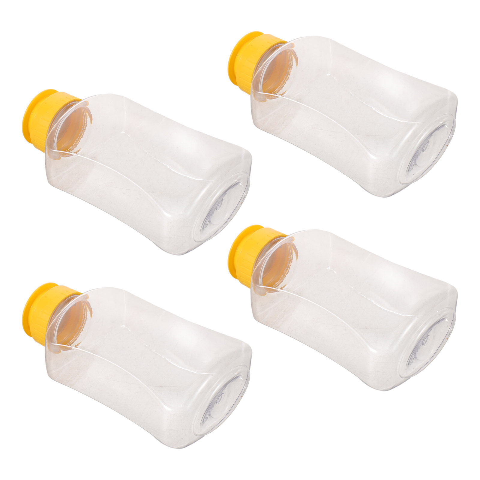 Condiment Squeeze Bottle - 4Pcs Honey Squeeze Bottles Plastic Leakproof