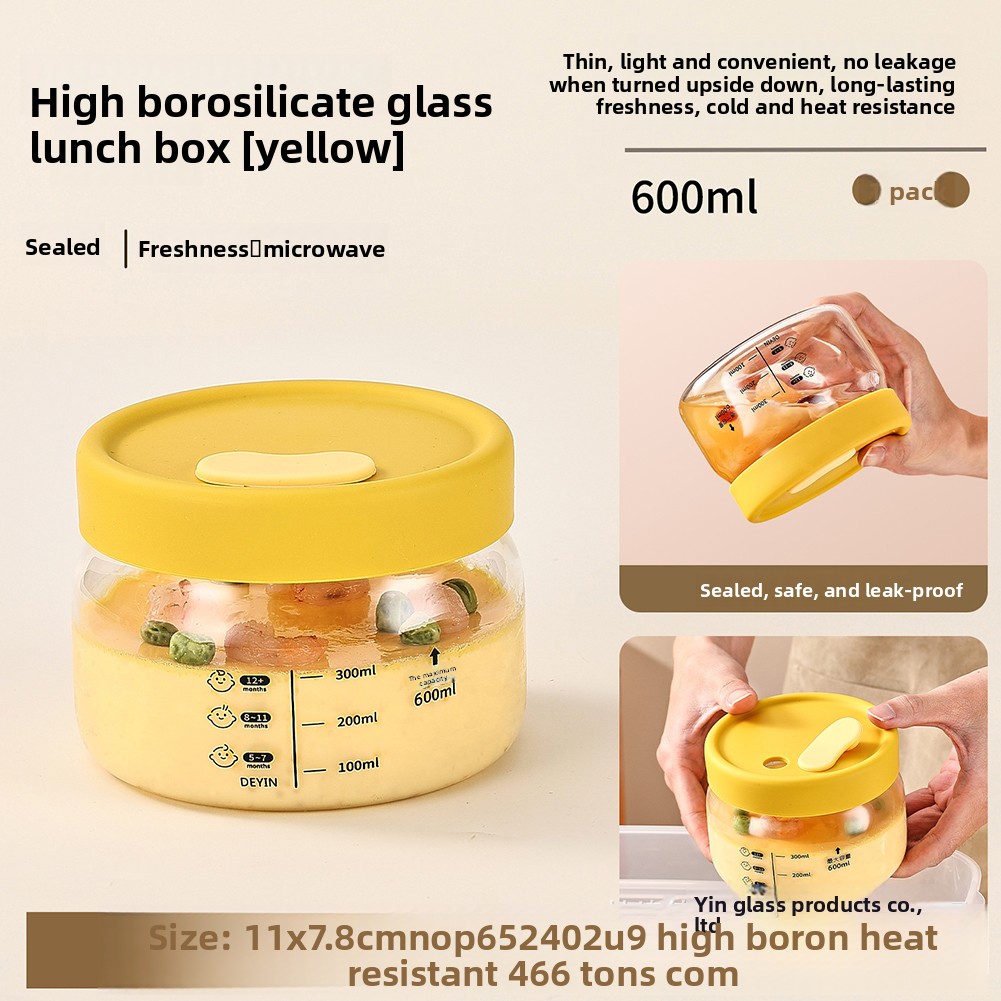 Food Storage System - Glass Food Storage Container Airtight Leakproof