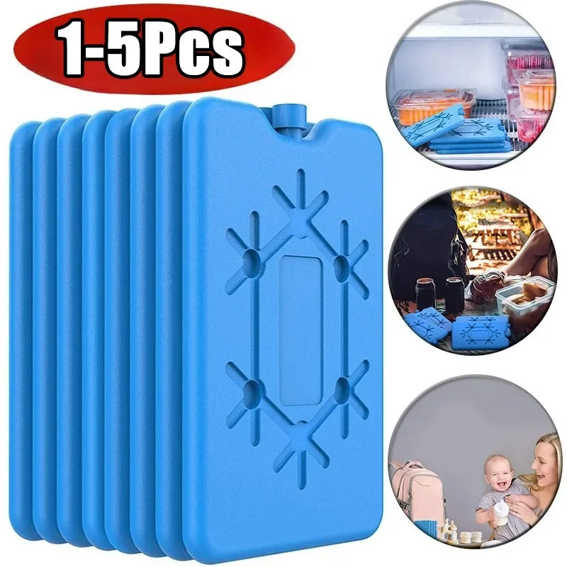 Food Storage Hiking - 1-5 Piece Ice Block for Insulated