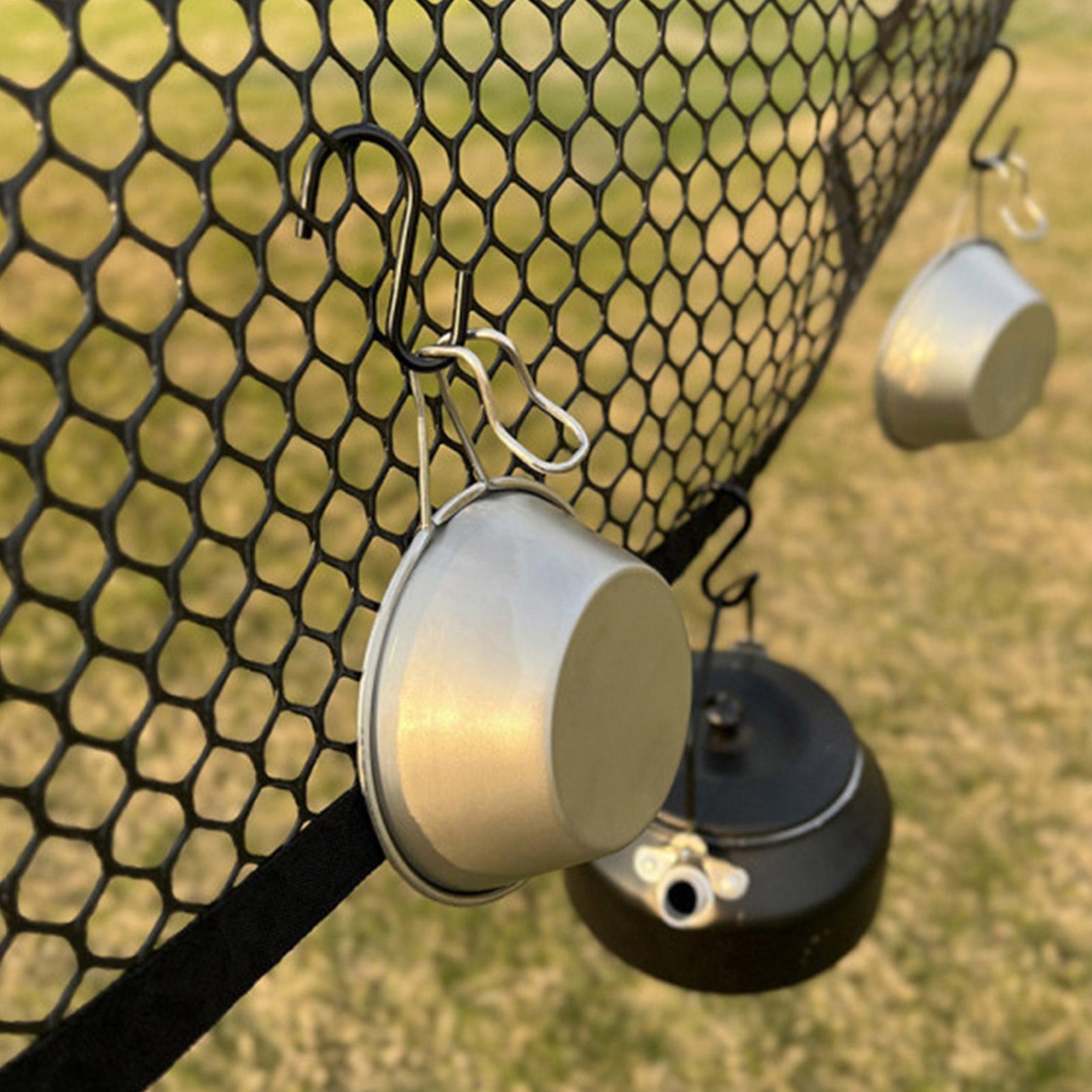 Food Storage Net - Hangable Storage Net Camping Foldable Mesh