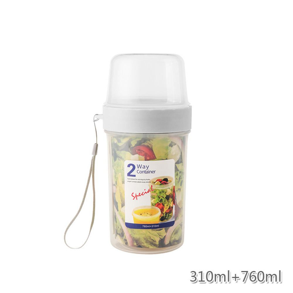 Food Storage Yogurt - Double Layer Leakproof Food Case Portable
