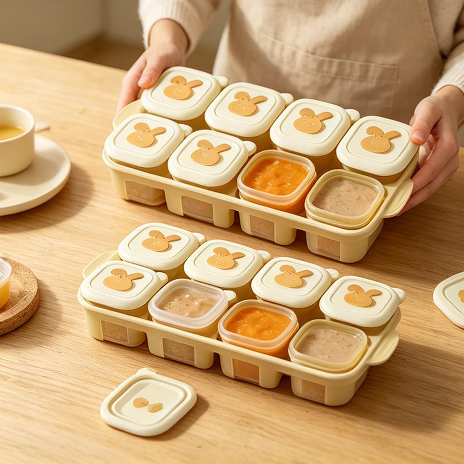 Cube Food Freezer Tray Kids Yo - đánh giá và giá Food Storage Yogurt