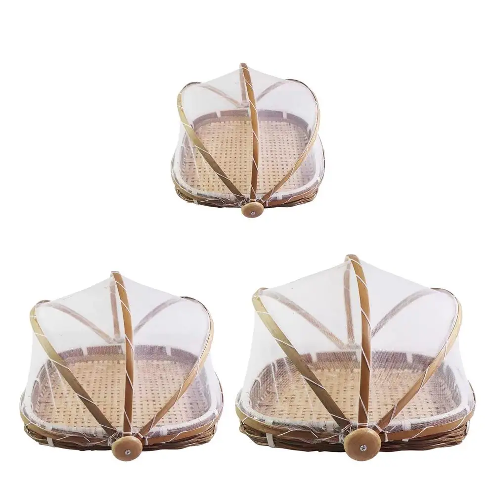 Hand-Woven Bamboo Food Serving - đánh giá và giá Food Storage Net
