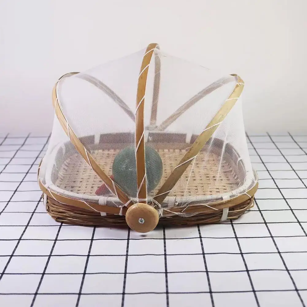 Hand-Woven Bamboo Food Serving - đánh giá và giá Food Storage Net