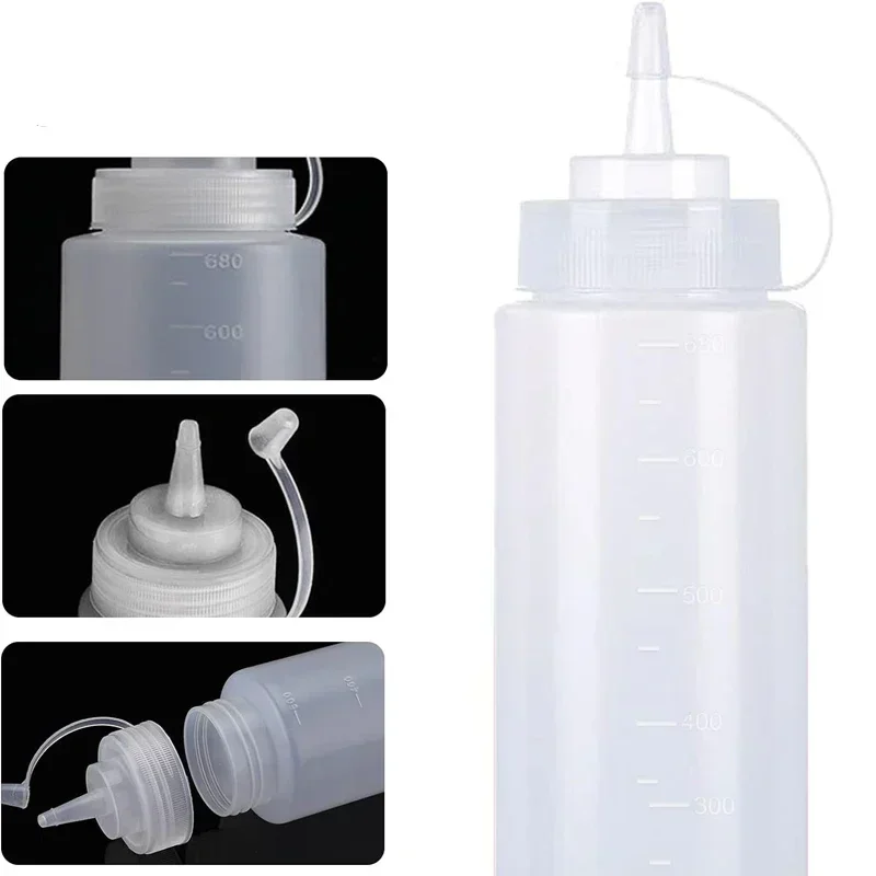 1Pcs Empty120ml-1000ml PE Plas - đánh giá và giá Condiment Squeeze Bottle