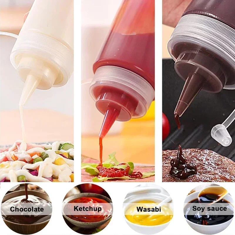 1Pcs Empty120ml-1000ml PE Plas - đánh giá và giá Condiment Squeeze Bottle