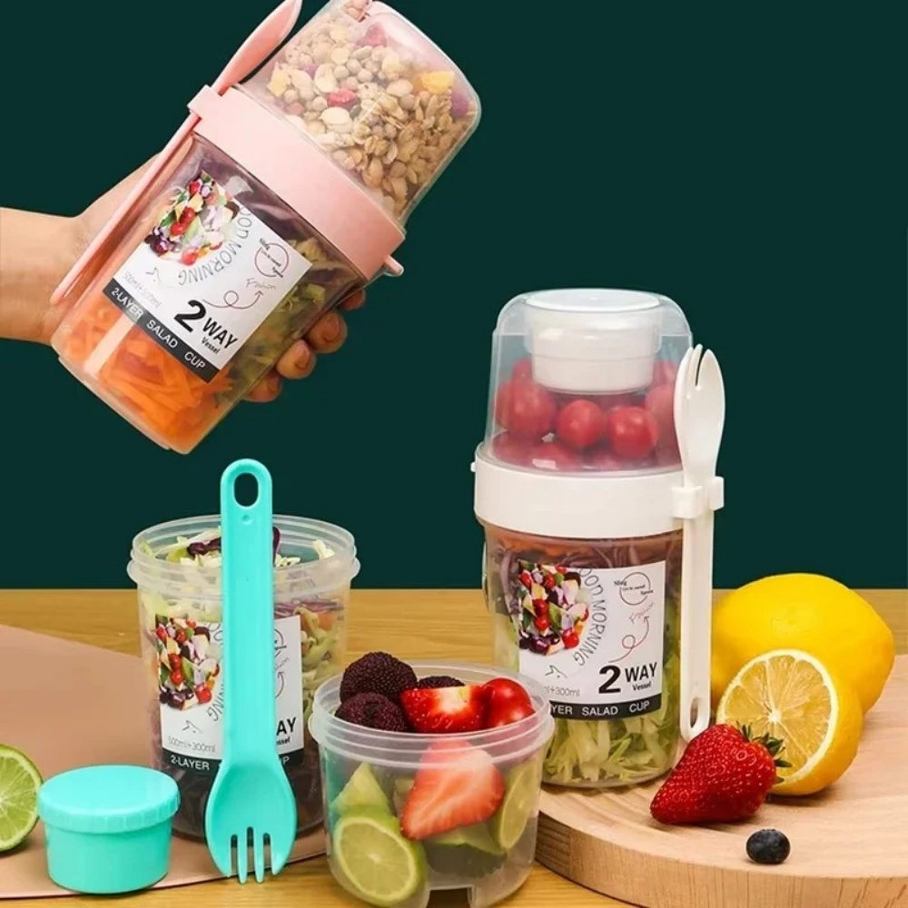 Portable Salad Cup Breakfast C - đánh giá và giá Food Storage Yogurt