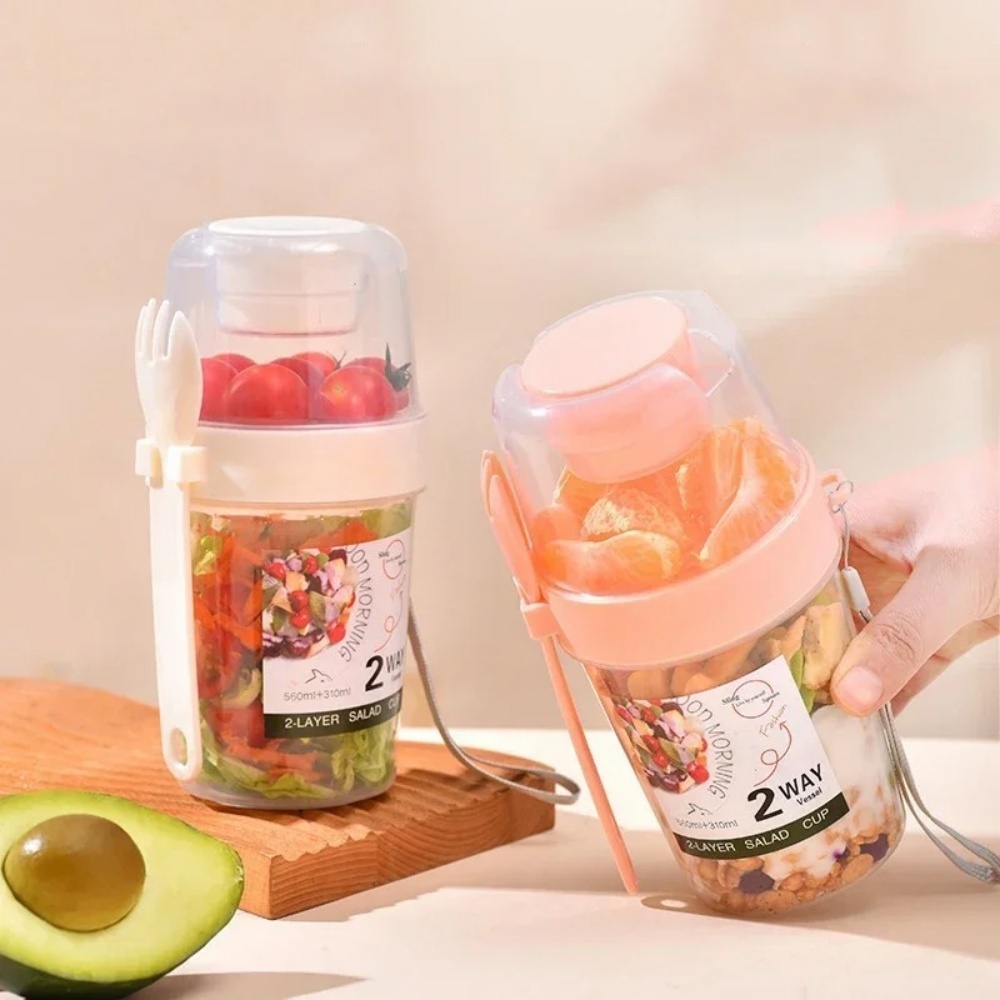 Portable Salad Cup Breakfast C - đánh giá và giá Food Storage Yogurt