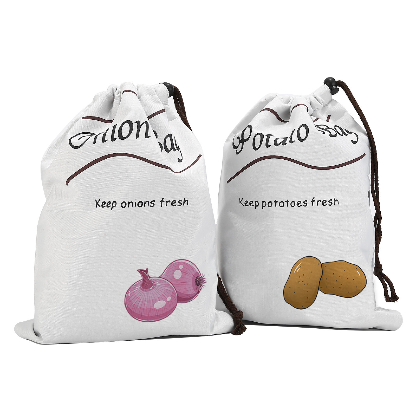 2Pcs Reusable Canvas Vegetable - đánh giá và giá Food Storage In Roots