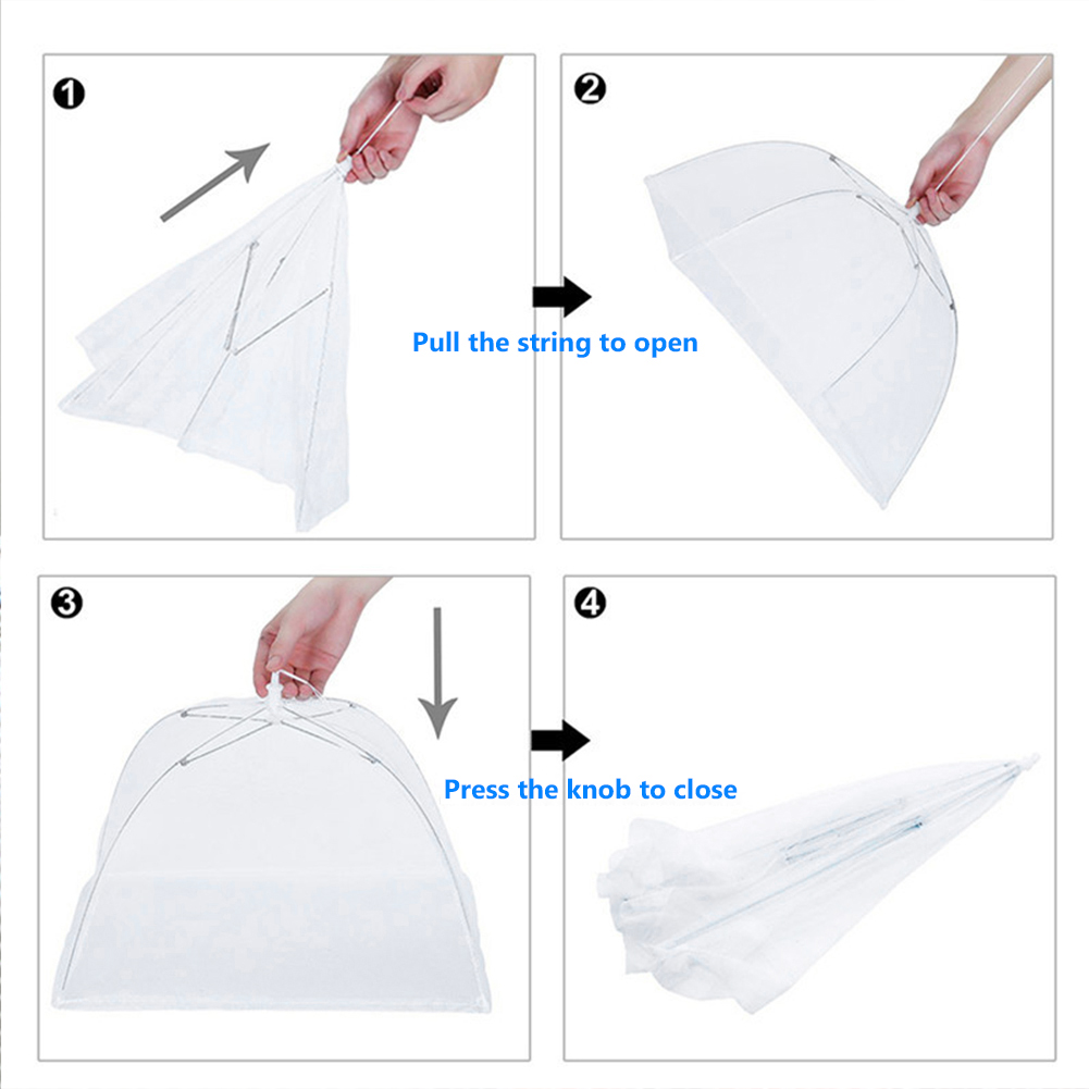1-6pcs Foldable Food Mesh Cove - đánh giá và giá Food Storage Net