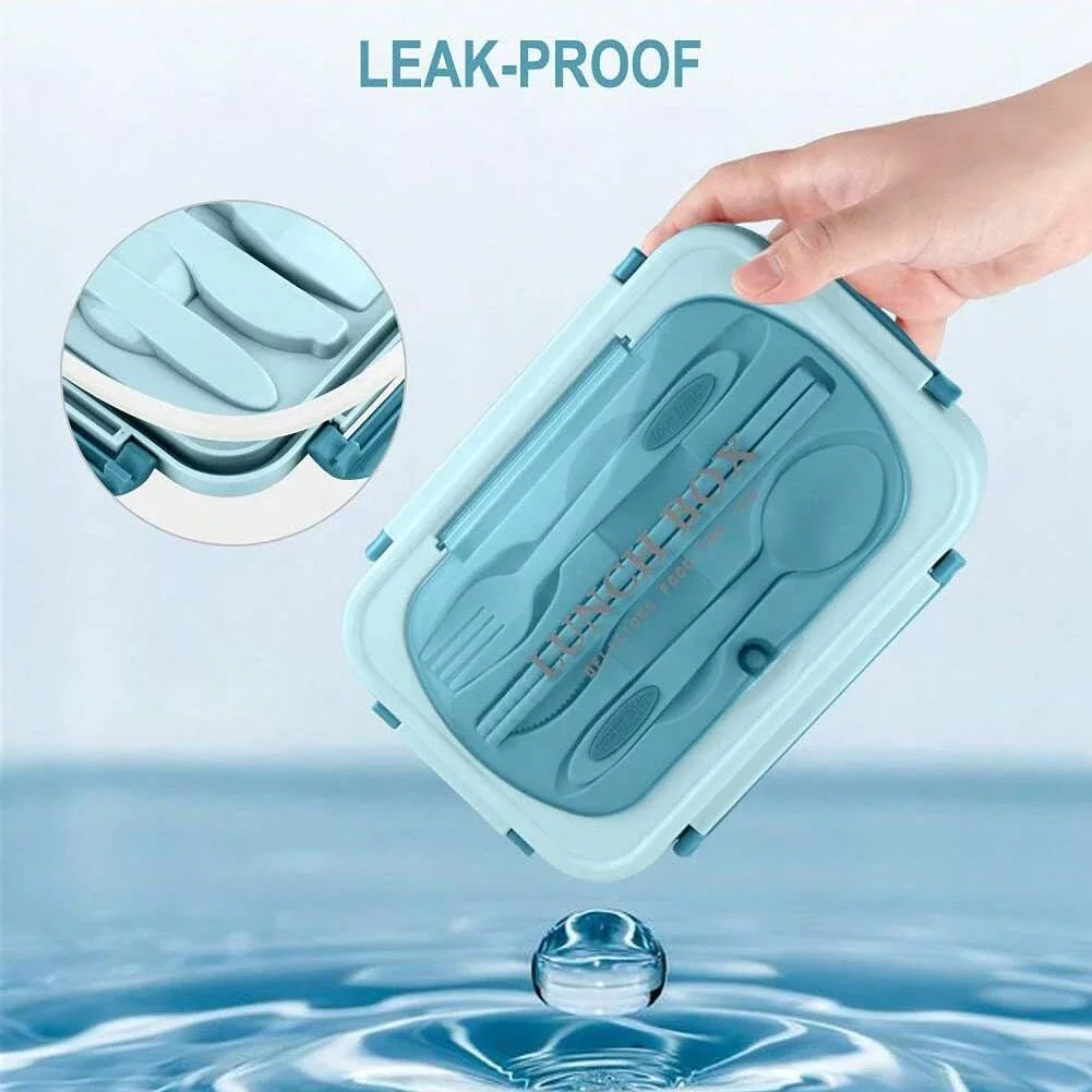 Adult Bento Box with 3 Compart - đánh giá và giá Food Storage Microwave Safe