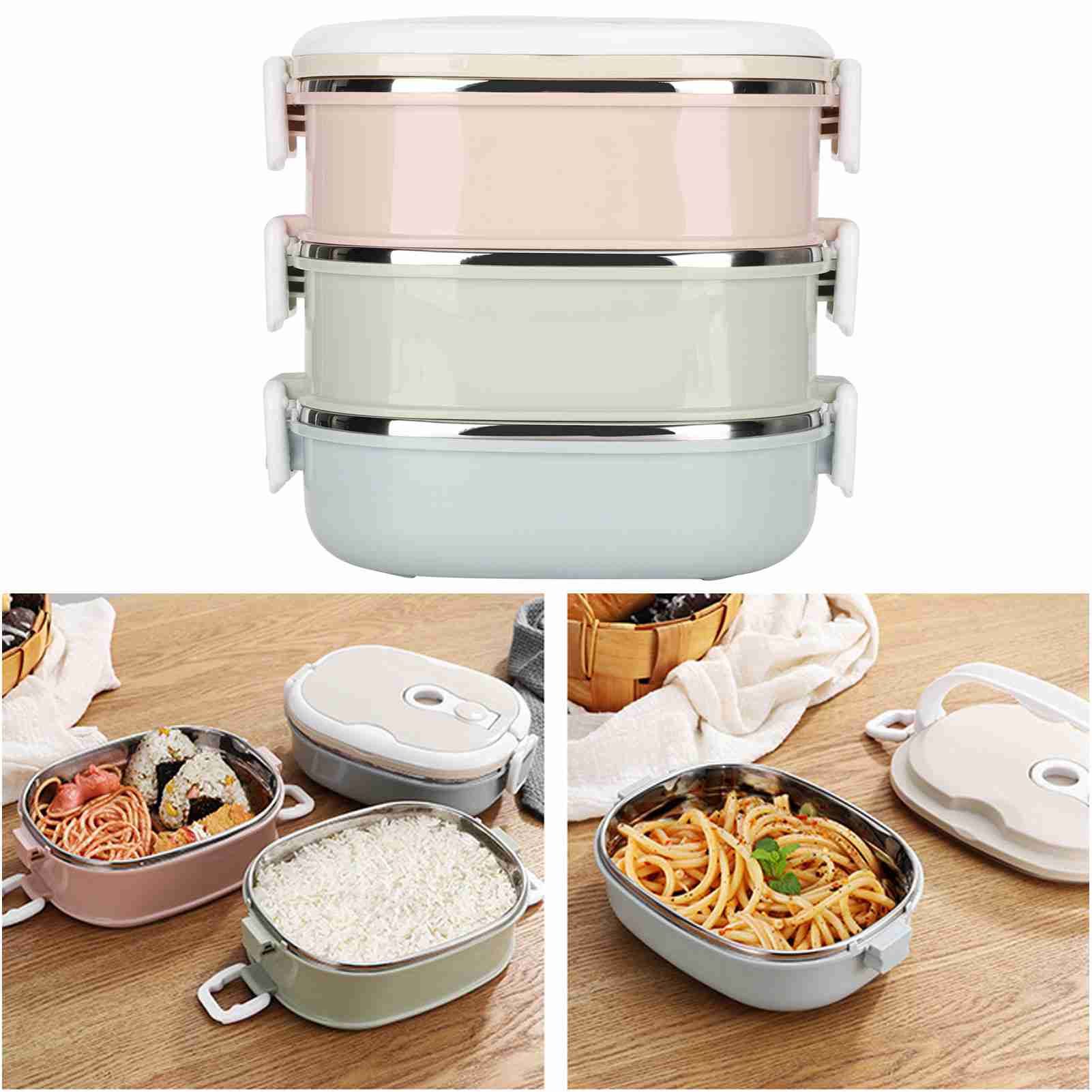 Multi Layer Lunch Box Large Ca - đánh giá và giá Food Storage Box Large