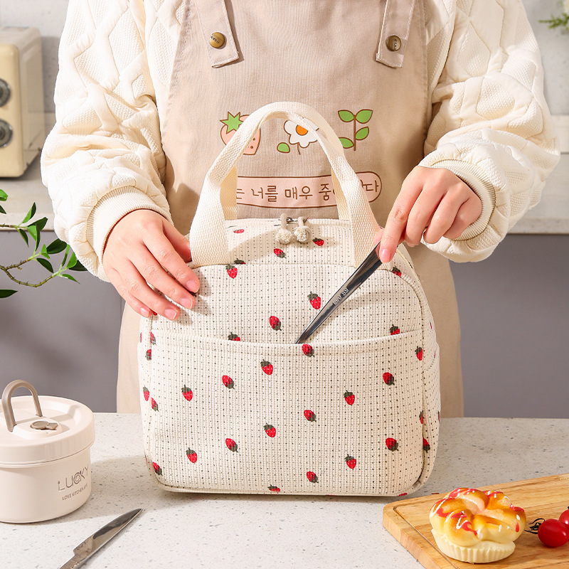 Cute Floral Printed Food Handb - đánh giá và giá Food Storage Hiking