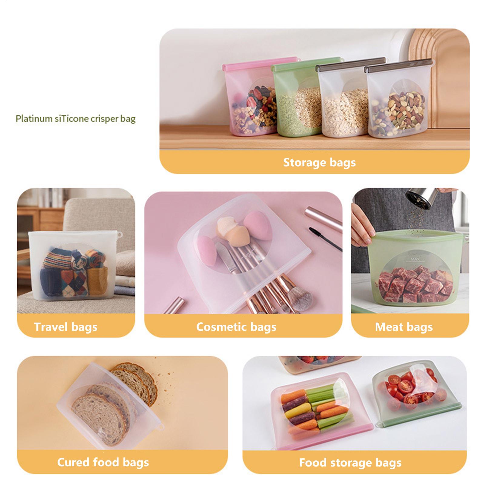 Silicone Bags For Food Storage - đánh giá và giá Food Storage Ziploc