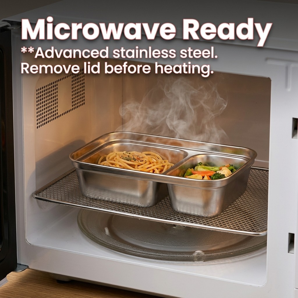 Microwave Safe 304 Stainless S - đánh giá và giá Food Storage Microwave Safe