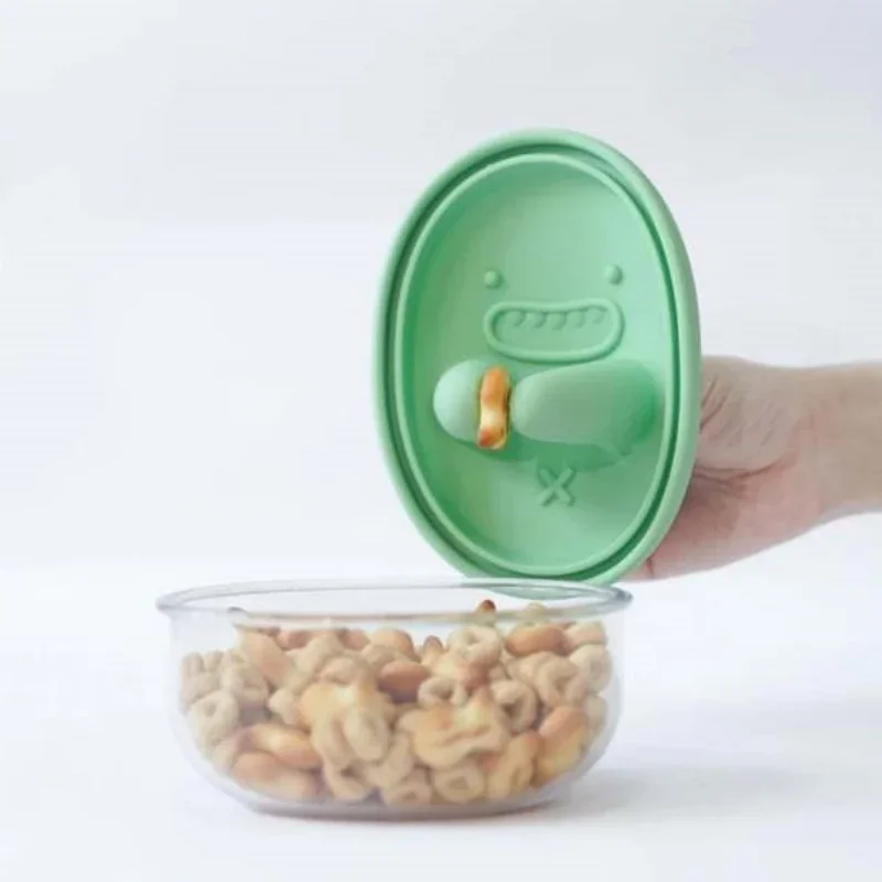 Hands-Free Snack Box, No Crumb - đánh giá và giá Food Storage System