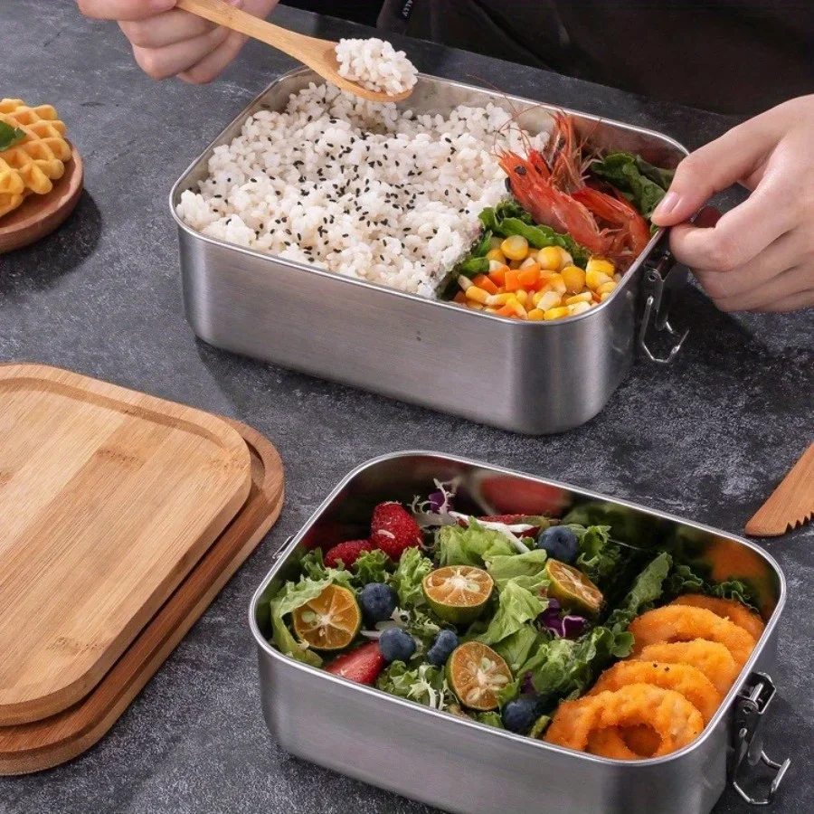 New 304 Stainless Steel Bamboo - đánh giá và giá Food Storage Quart