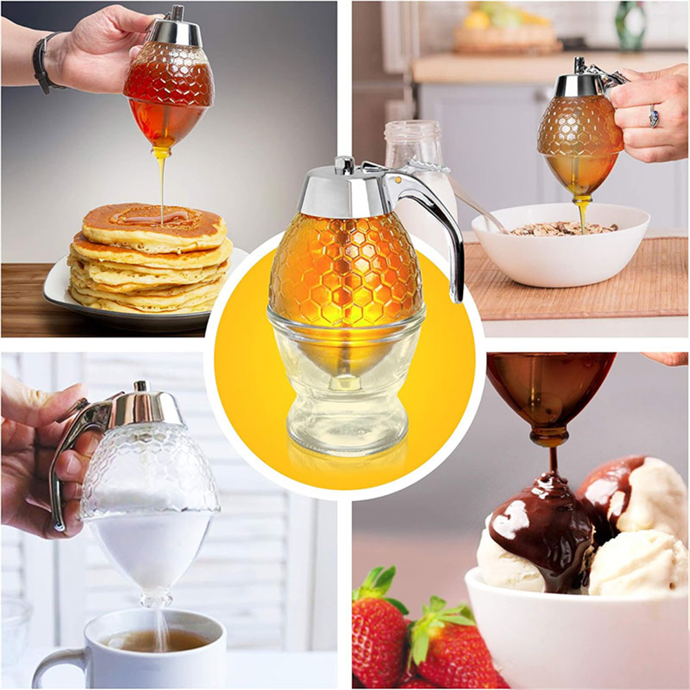 1pc No Drip Honey Dispenser wi - đánh giá và giá Condiment Squeeze Bottle
