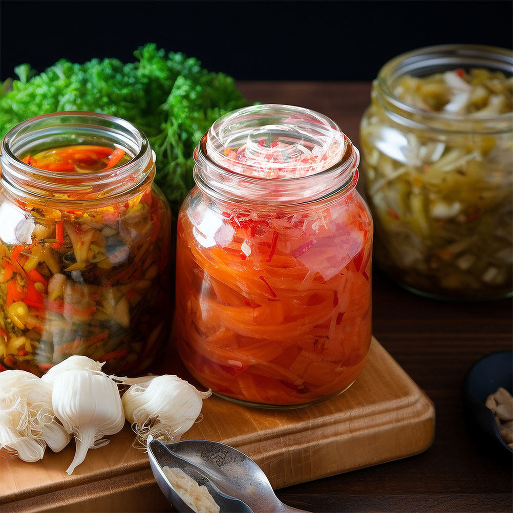 2Pcs Wide Mouth Fermenting Gla - đánh giá và giá Food Storage Glass Jar