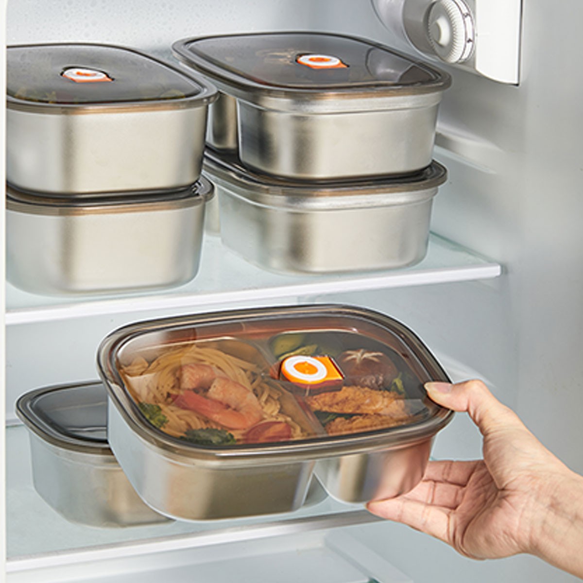 Portable 304 Stainless Steel B - đánh giá và giá Food Storage Box Large