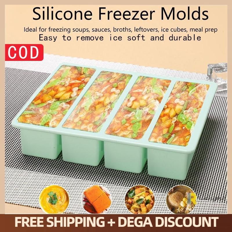 Extra Large Silicone Food Tray - đánh giá và giá Food Storage Box Large