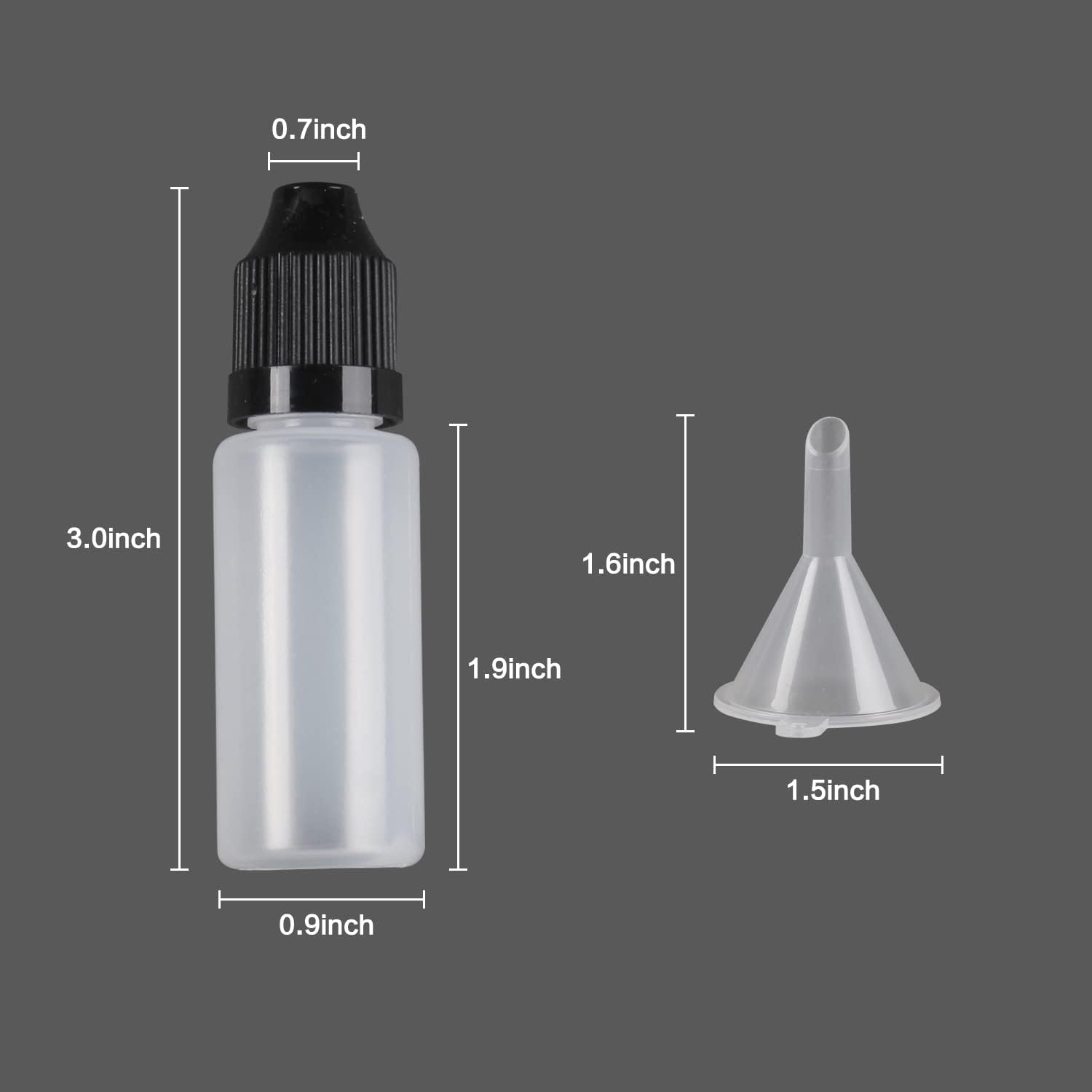 10Pcs  LDPE 15ml Thin Tip Drop - đánh giá và giá Condiment Squeeze Bottle