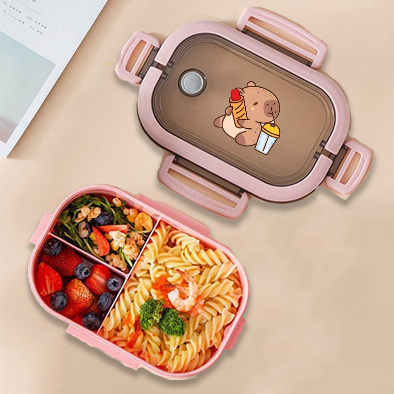 Capybara Bento Lunch Box Anime - đánh giá và giá Food Storage System