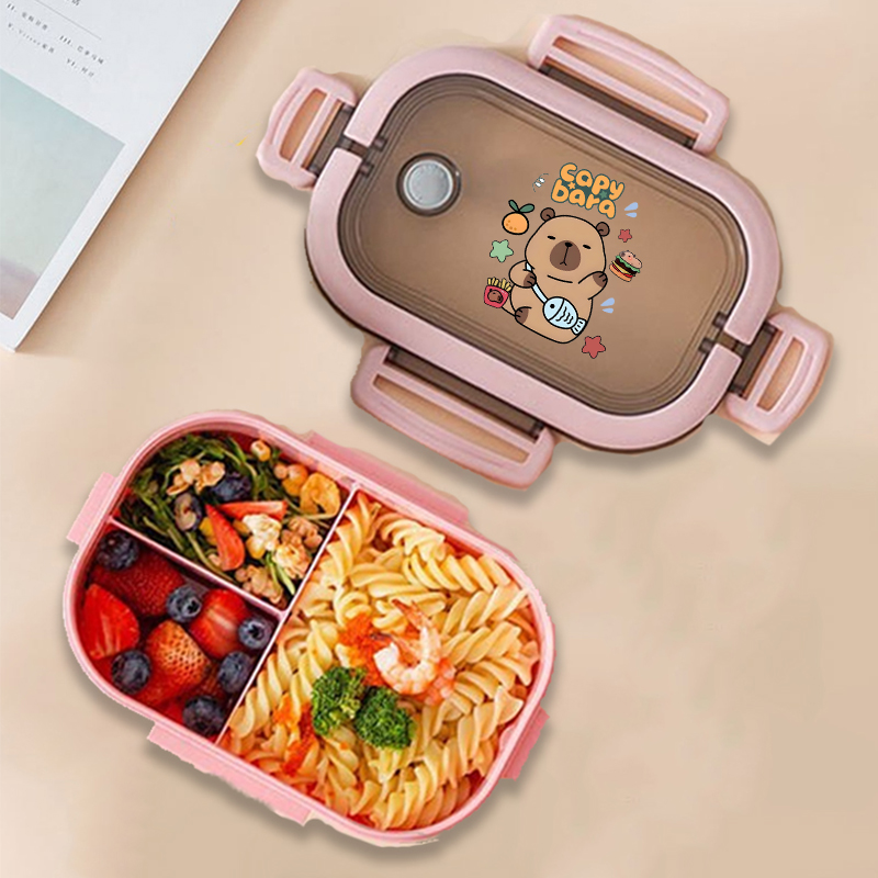 Capybara Bento Lunch Box Anime - đánh giá và giá Food Storage System