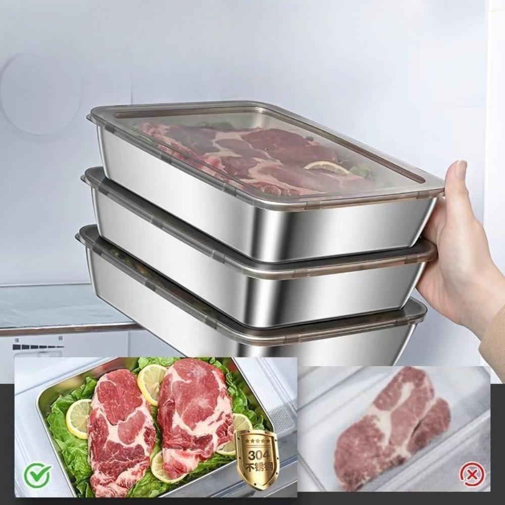 Food Grade Stainless Steel Ser - đánh giá và giá Food Storage Meal Prep