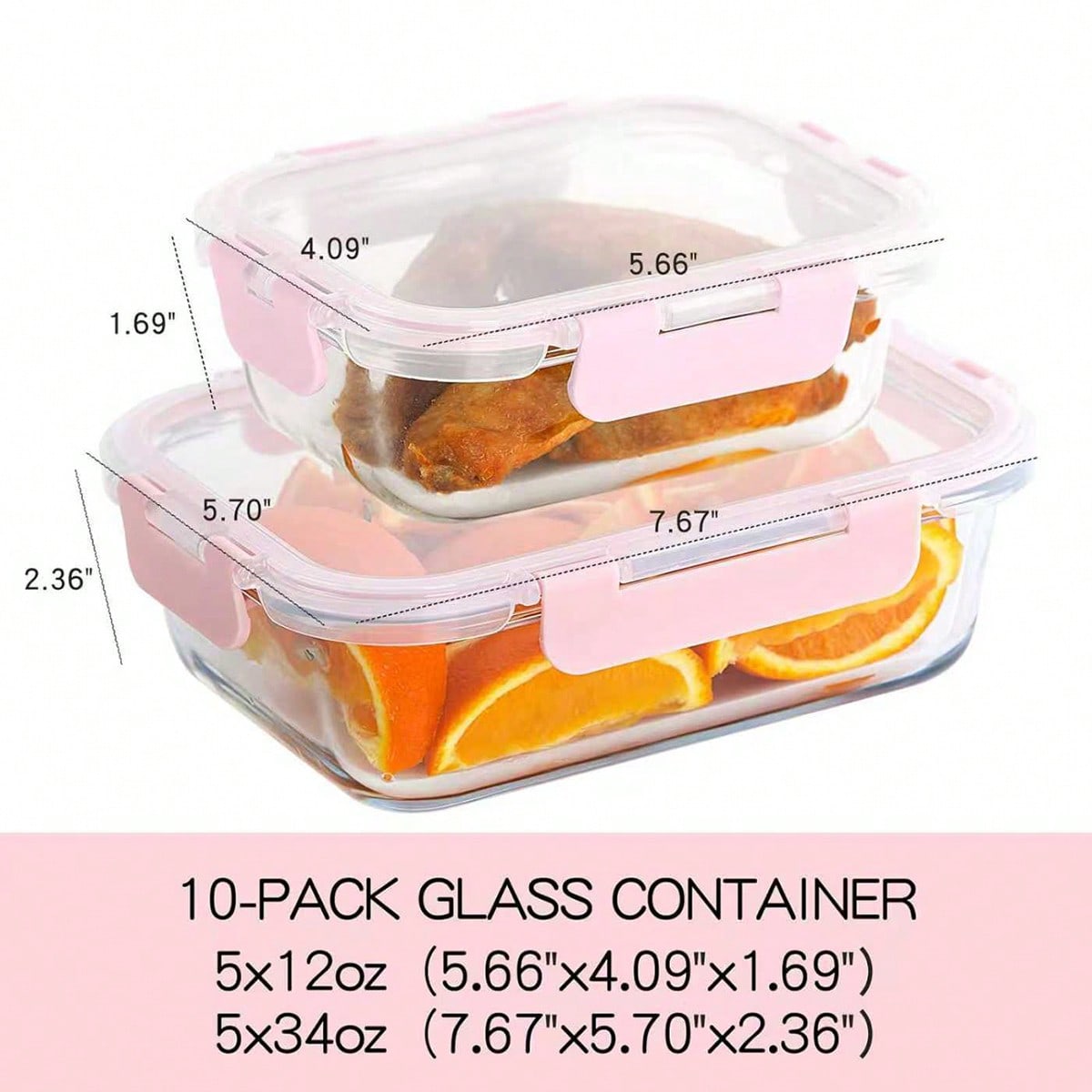 10 Pack Glass Meal Prep Contai - đánh giá và giá Food Storage Meal Prep