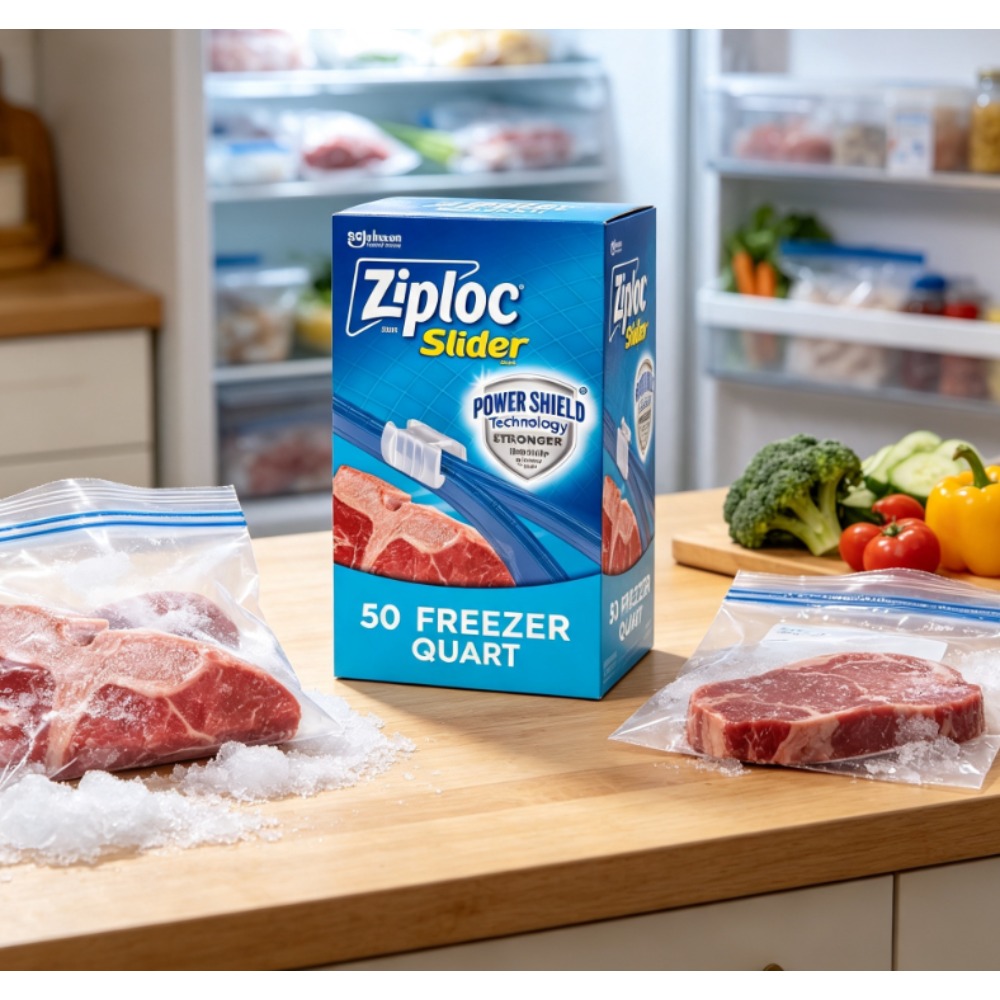 Ziploc Brand Slider Freezer Ba - đánh giá và giá Food Storage Ziploc
