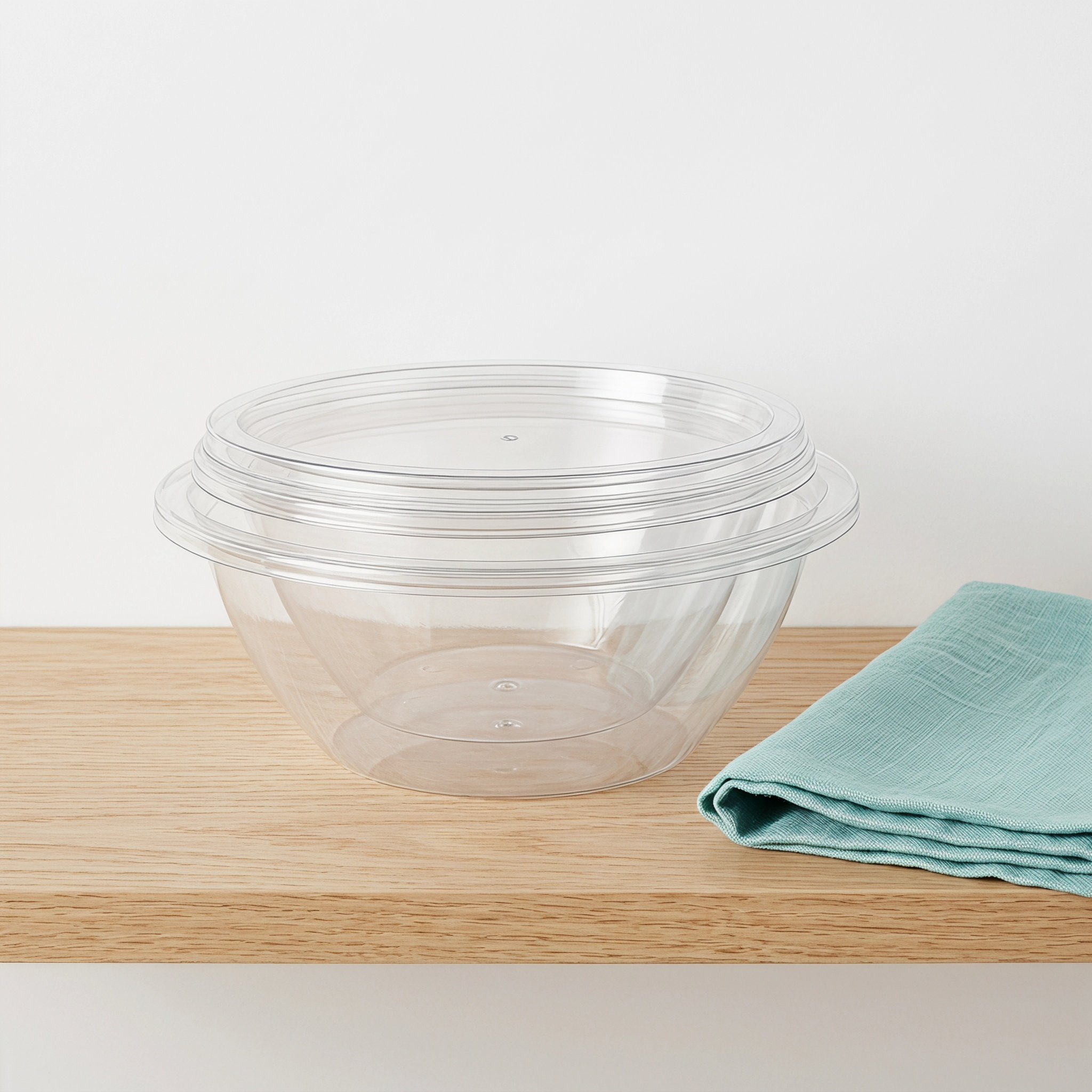 2Sets Clear Salad Mixing Bowls - đánh giá và giá Food Storage Meal Prep