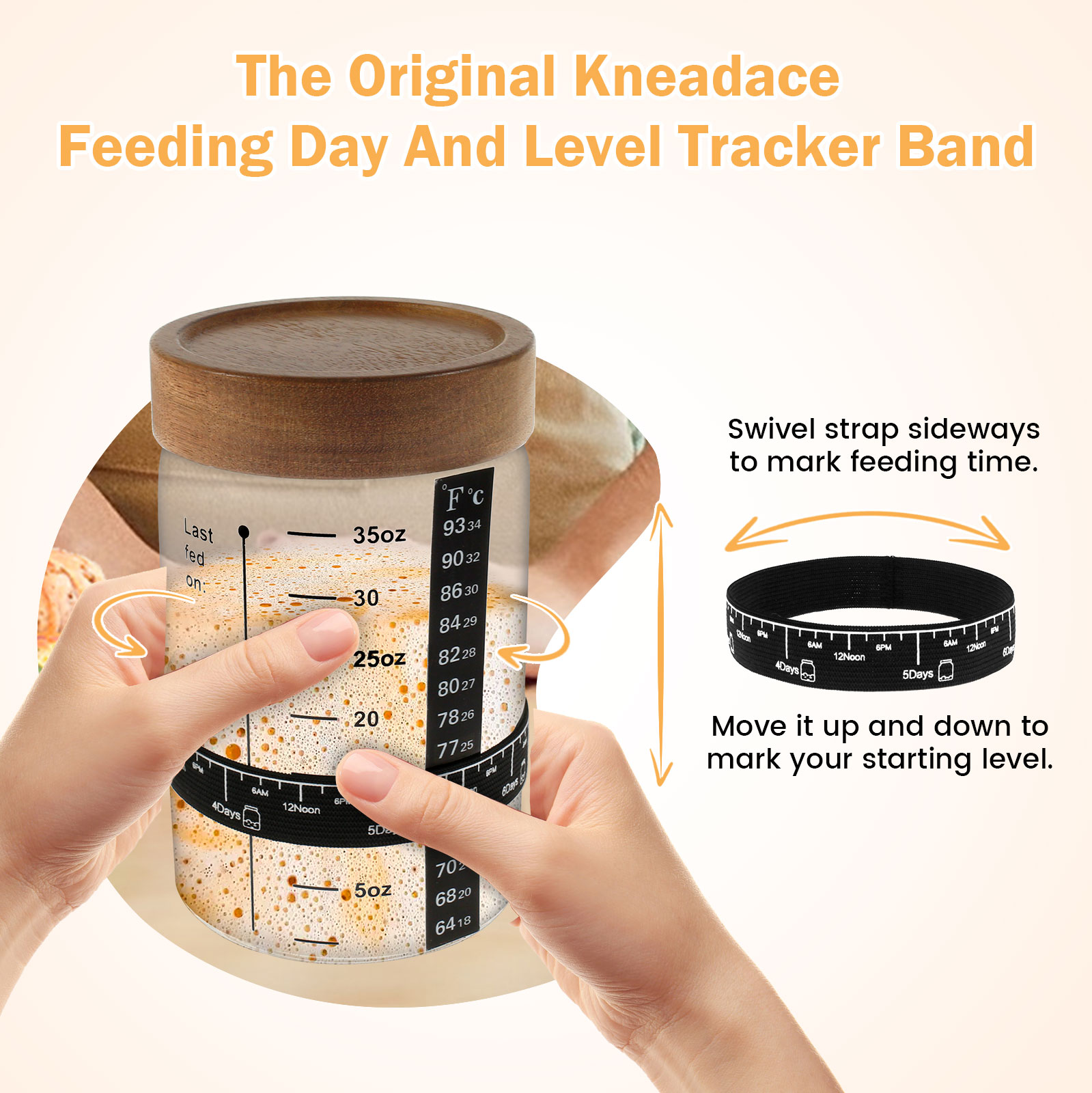 Sourdough Starter Jar Kit 1000 - đánh giá và giá Food Storage Glass Jar