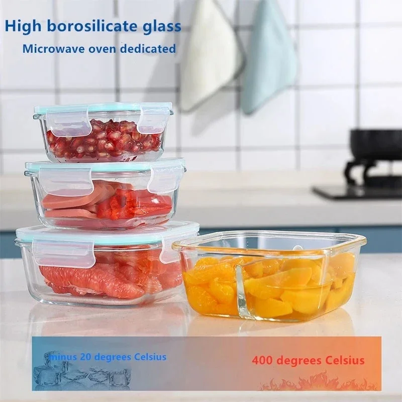 Glass Fresh-Keeping Box high B - đánh giá và giá Food Storage Glass Jar