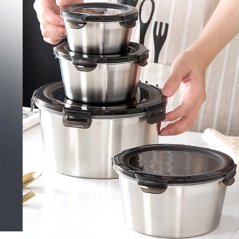 304 Stainless Steel Bento Lunc - đánh giá và giá Food Storage Quart