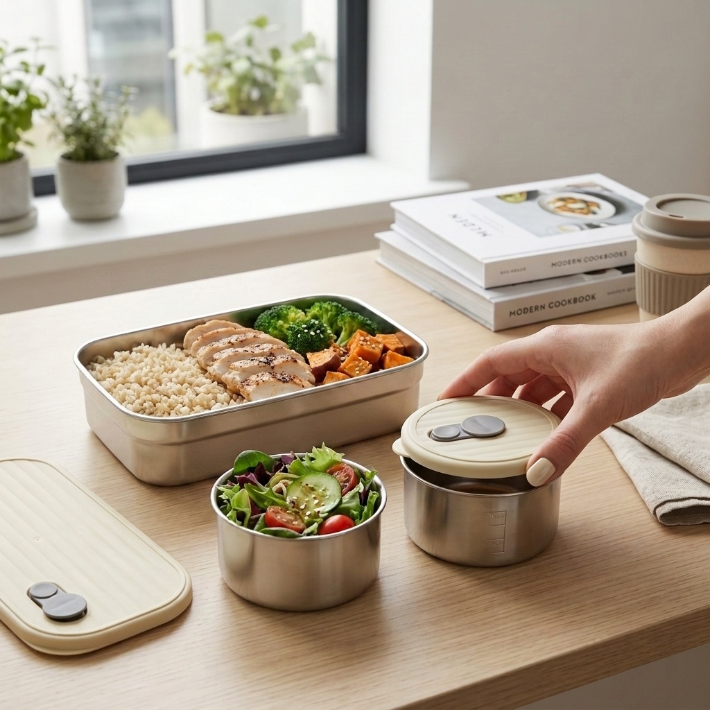Microwave Safe 304 Stainless S - đánh giá và giá Food Storage Microwave Safe