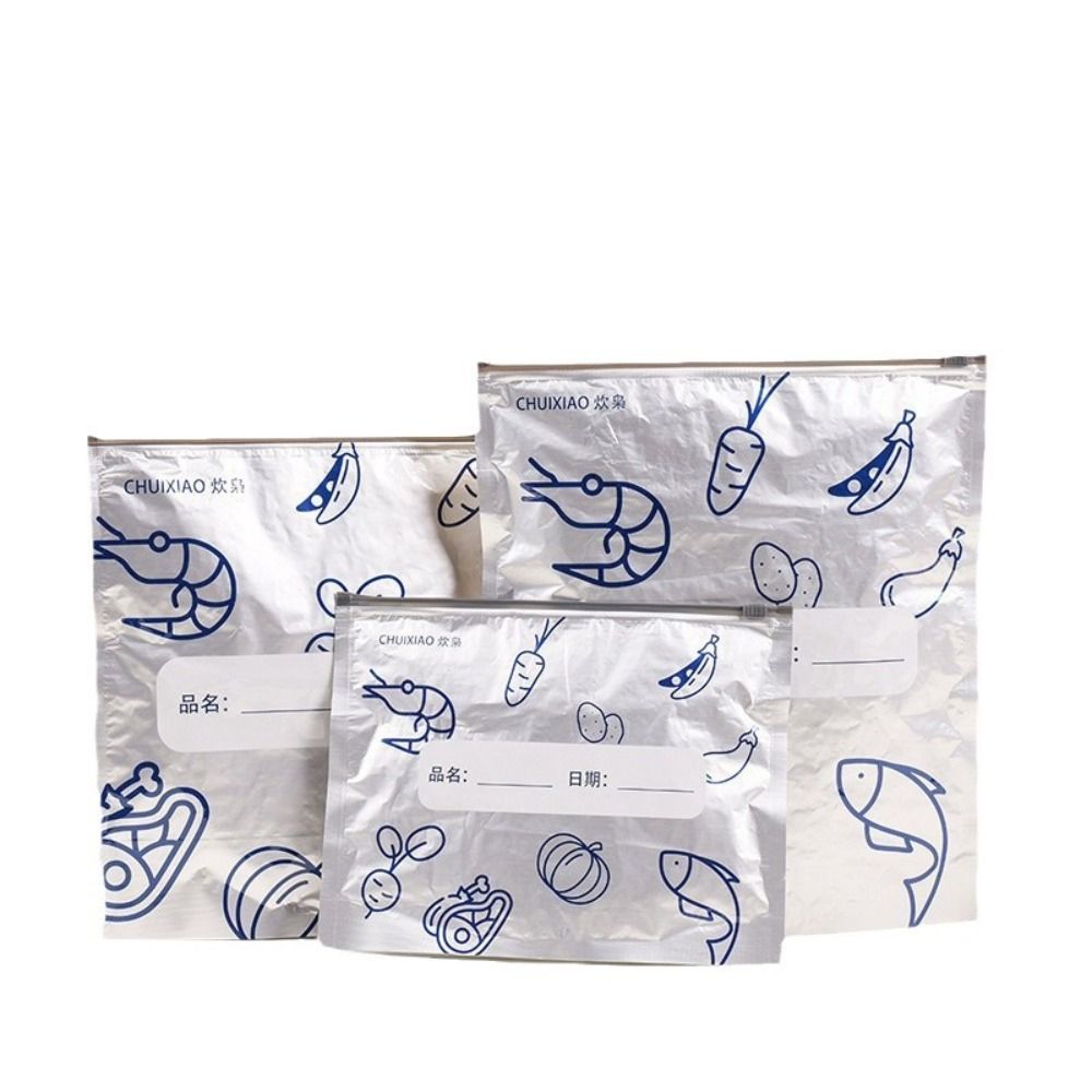 10Pcs/Bag Large Capacity Alumi - đánh giá và giá Food Storage Bags Reusable