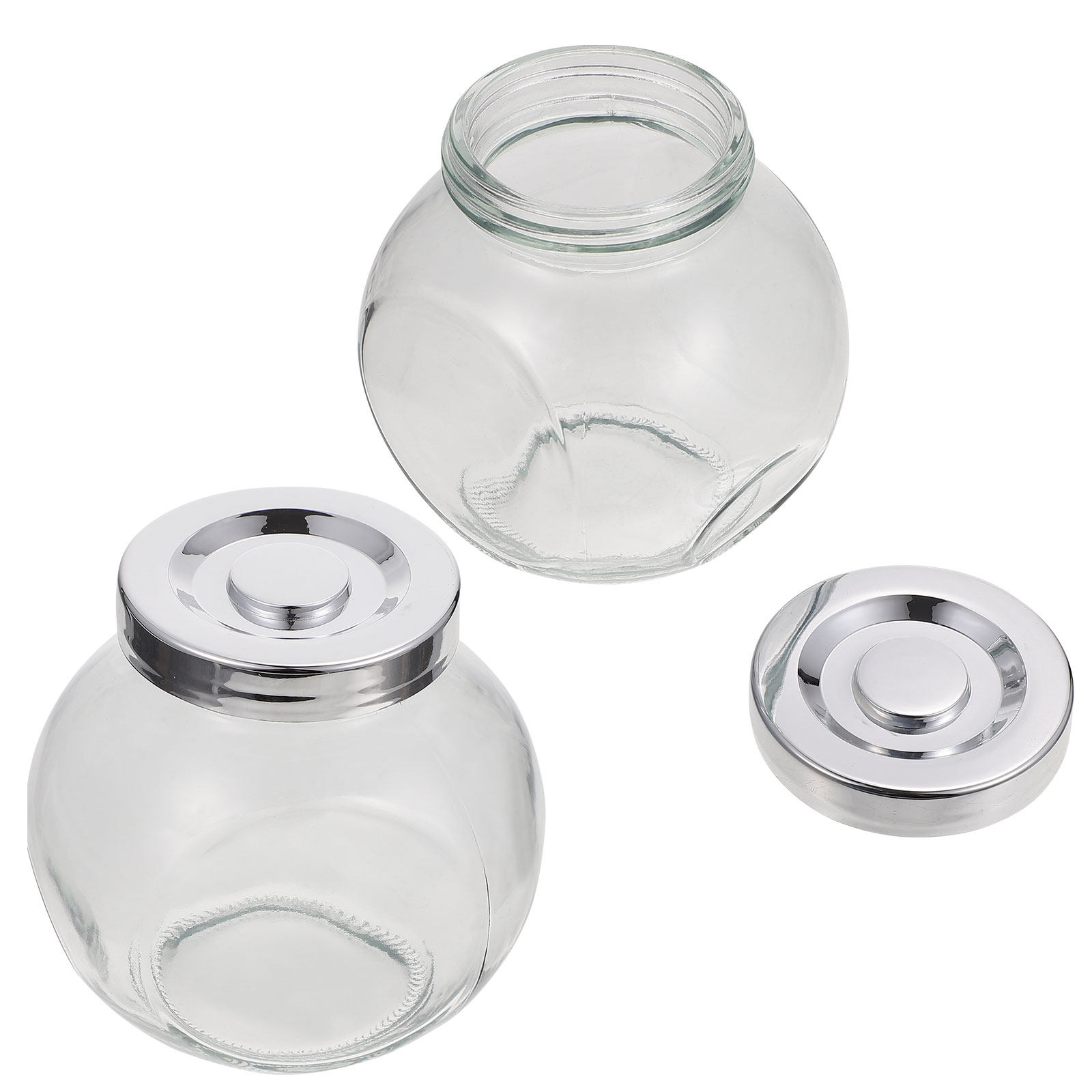 2Pcs Fruit Jam Storage Bottles - đánh giá và giá Food Storage Glass Jar