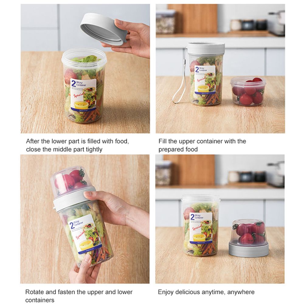 2 Lớp Tươi-Giữ Hộp Sữa Chua Hạ - đánh giá và giá Food Storage Yogurt
