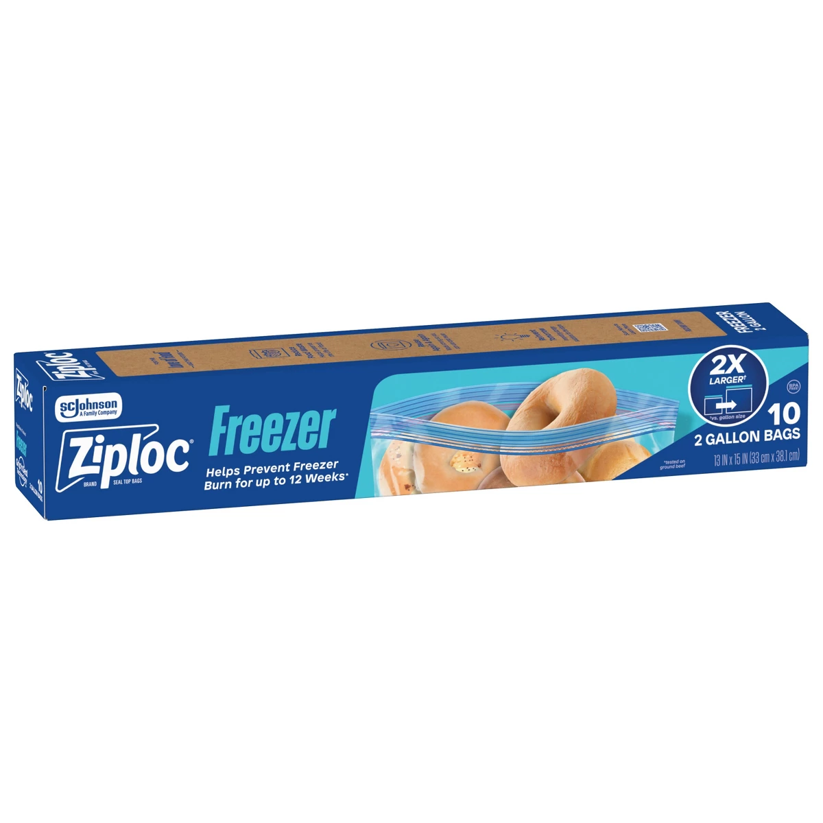 Ziploc Two Gallon Freezer Bags - đánh giá và giá Food Storage Ziploc