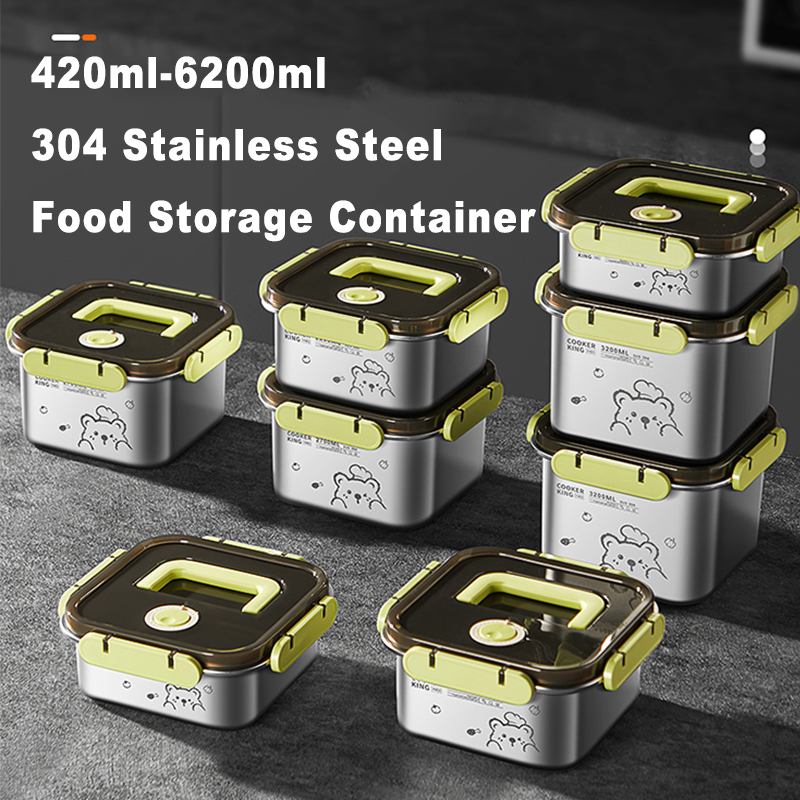 COOKER KING 420ml-6200ml Large - đánh giá và giá Food Storage Box Large