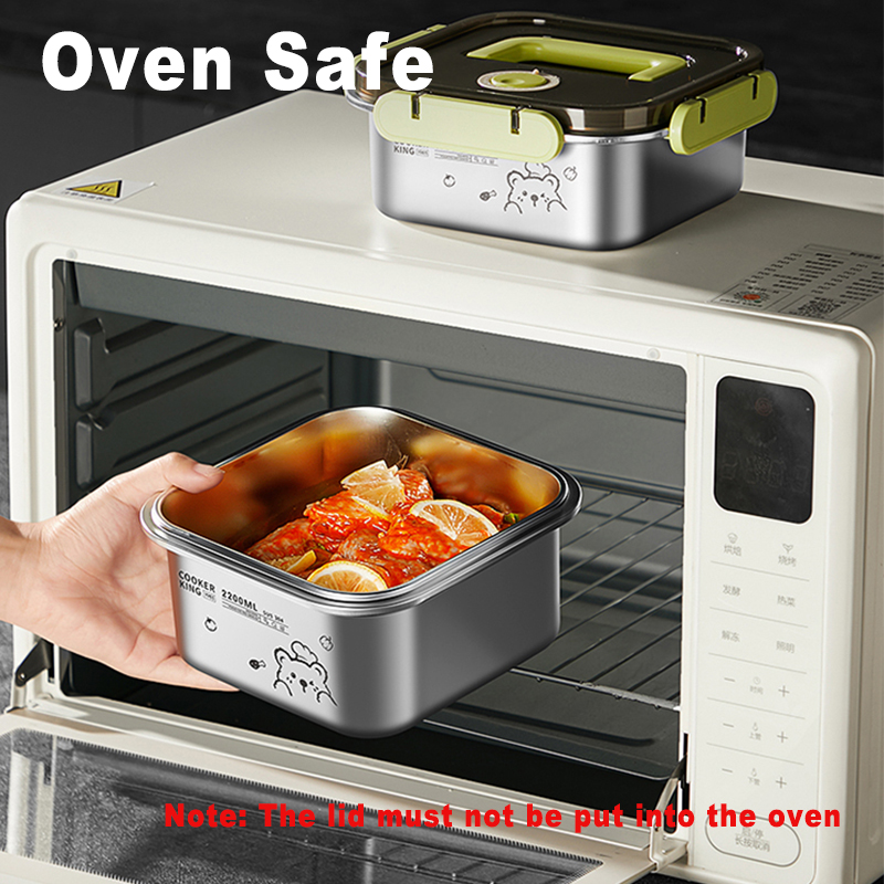 COOKER KING 420ml-6200ml Large - đánh giá và giá Food Storage Box Large
