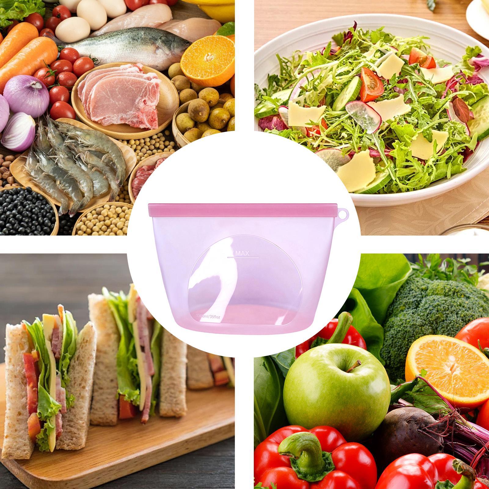 Silicone Food Storage Bags 100 - đánh giá và giá Food Storage Ziploc