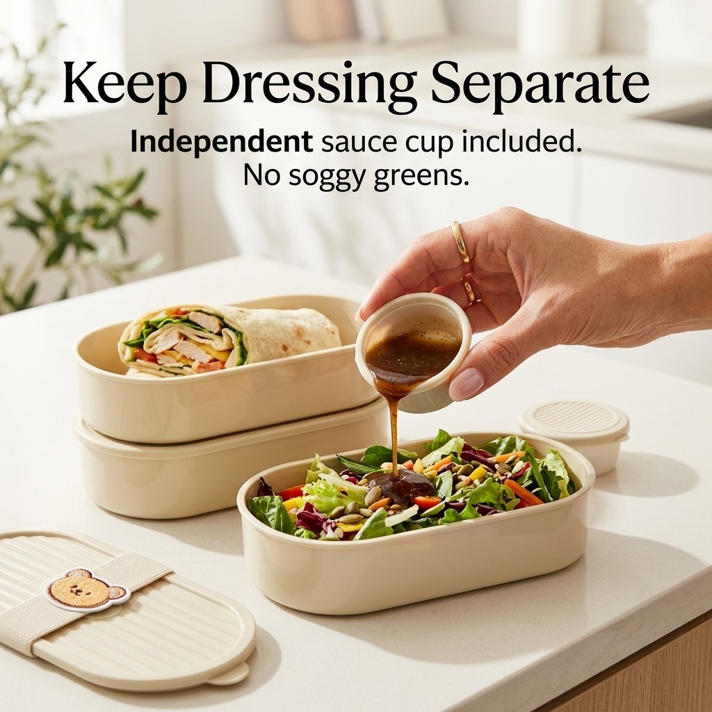 Double Layer Oval Lunch Box Wi - đánh giá và giá Food Storage Microwave Safe