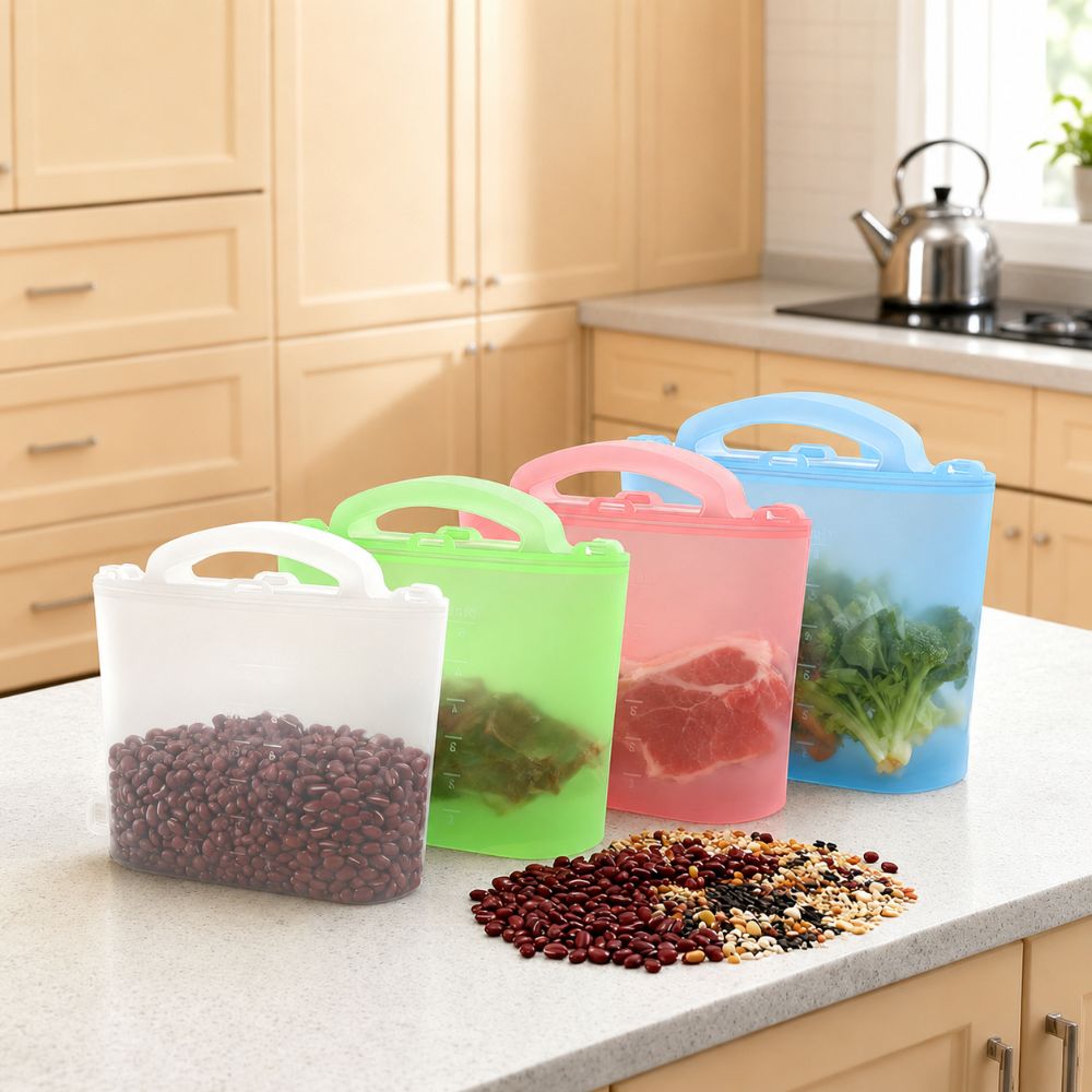 1500ml Food Storage Bags Reusa - đánh giá và giá Food Storage Ziploc