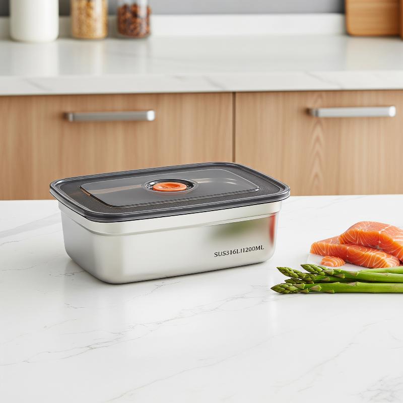 Stainless Steel Sealed Lunch B - đánh giá và giá Food Storage Box Large